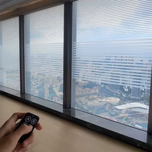 Modern Frosted Window Film Self Adhesive Etched PDLC Glass Smart Switchable Dimmable PET for Outdoor Decorative