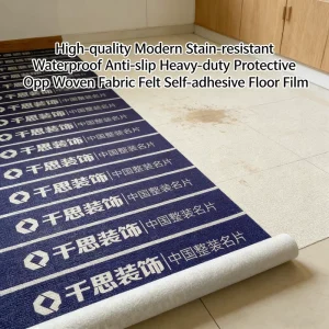 Modern Heavy Duty Self Adhesive Waterproof Anti slip OPP Floor Protector Film (0.8mm 5mm) with 1 Year Warranty
