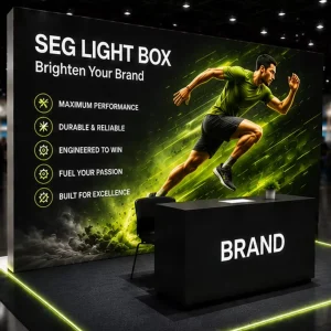 Modern LED Fabric Light Box for Architectural Interior Design