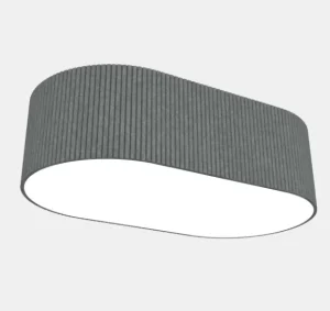 Modern LED Soft Film Panel Acoustic Light Creative Long Shape for Easy Suspension Installation in Office & Home