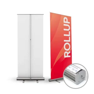 Modern Novel Design High Quality 85X200Cm Roll up Banner Moving Roll up Banner Stand