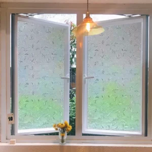 Modern PVC 3D Decorative Window Privacy Film Static Cling Non-Adhesive Stained Glass Window Decals