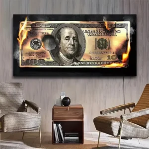 Modern Pop Art Posters Prints Original 10-Color Digital Printing Eco-Solvent Ink Creative Canvas Wall Decor Living Room Bedroom