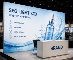 Modern SEG Fabric Light Box for Store Interior Decoration