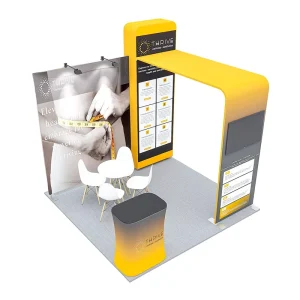 Modular 3*3m 10x10ft Aluminum Profile Shell Scheme for Trade Show Equipment Exhibition Booth Seg Light Box Display