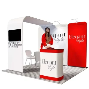 Modular 3*3m Aluminum Profile Shell Scheme for Trade Show Equipment Exhibition Booth Seg Light Box Display