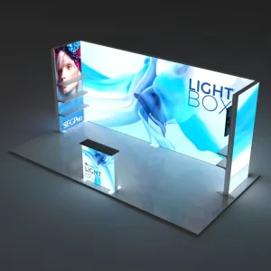 Modular Exhibition Booth Trade Show Light Box Displays Fabric LED Light Box Expand Lightbox Portable Trade Show Lightbox