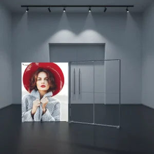 Modular Fabric LED Light Box Stand Aluminum Backlit Display Stand Trade Show Exhibition Booth