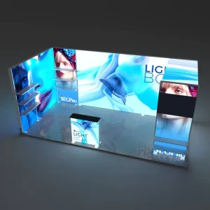 Modular Light Box Display Banner Exhibition Advertising Tension Fabric LED Trade Show Display