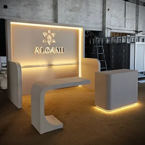 Modular Lightweight Durable Tradeshow Booth Display with Exhibition Trade Show Booth Frame for Easy Assembly