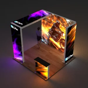 Modular SEG Led Light Box Fabric Trade Show Led Backdrop Exhibition Seg Advertising Light Box Display Booth