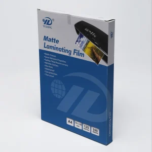 Moisture Proof Soft MATT Laminated Material Thermal Laminating Pouches A4 80mic Plastic Film