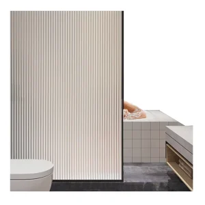 Most Popular No Glue Static Cling Frosted Privacy Glass Door Sticker Window Film for Bathroom