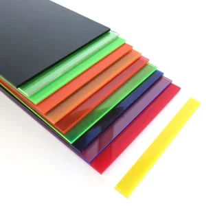 Multi Color Tinted Transparent Cast Acrylic Sheet Vibrant Clear PMMA Panel for Signage & Decoration