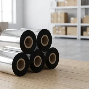 Multi Size 110mmx300m Wax Resin Mixed Ribbon Various Shades Thermal Printing Consumables