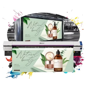 Multicolor Eco Solvent Inkjet Printer 3.2 Meter High Definition Dual Flex Label Printer