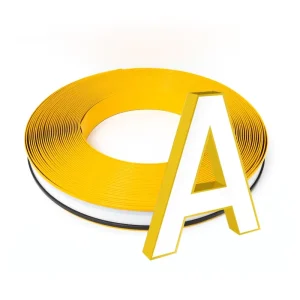 NWY 2 0.5mm 0.6mm Thickness 50m Per Roll Waterproof Coated 1000 Series Channel Letter Aluminum Coil Strip Roll