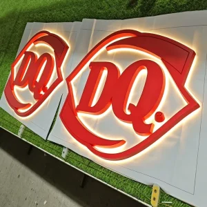 Name Board Sign 3D Acrylic Letter Custom LED Sign Light Logo Backlit Letters Outdoor 3D Signage Custom LED Sign for Business