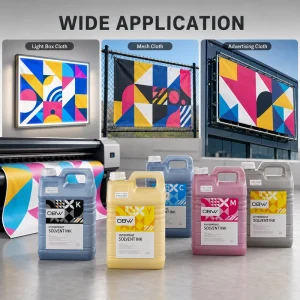 Nano Multi stage Filtration Solvent Ink for Konica 512i 512 1024i 1024 Printhead All Kinds of Outdoor Advertising Media Printing