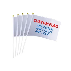 National Sports Events Festival Advertising Fan Handheld Flag National Flag for Sports