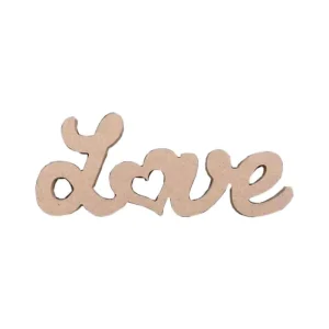 Natural Carved Wooden Letters Wedding Occasion Decoration Love Wooden Letters