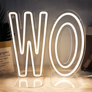Neon Light Up Letter Signs Cross Border E Commerce Custom Party LED Decorations 26 Letter Series IP44 Waterproof Direct Factory