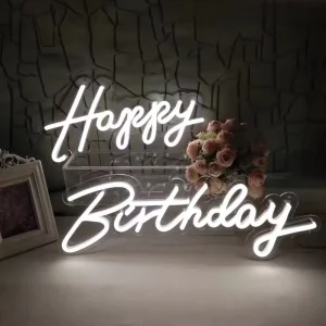 New Arrival Small LED Decorative Lighting Illuminated Waterproof Rgb Colorful Letters Customize Neon Signs for Bedroom
