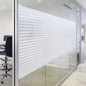 New Decorative Frosted Blinds Window Static Cling Film for office