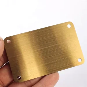 New Design Aluminum Nameplate Anodized Sign Plaque Signage Brass Stainless Steel Asset Tag Label Metal Logo