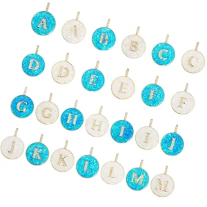 New Design Fashion Opal Letter Pendant Crystal Diamond Jewelry Pendants & Charms