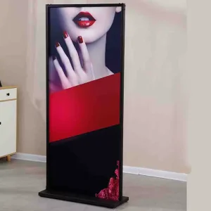 New Design Floor Standing Metal Display Stand Double Sided Poster Advertising Rack Display Stand