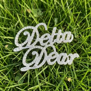 New Design Sorority Delta Dear Lapel Pin Women’s Gold Silver Plated Zinc Alloy Brooch