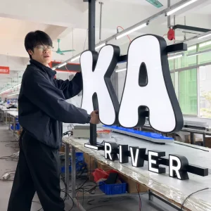 New LED Channel Letter LED Sign Custom Business Sign Board Outdoor Signage Signboard Forntlit Outdoor Storefront Sign