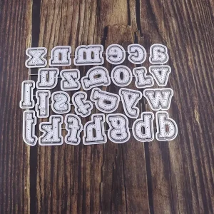 New Letter Decoration Carbon Steel Cutting Knife Mold for DIY Scrapbook Embossing Manual Die Cutting Template