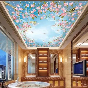 New Style High Quality Hanging Ceiling Mount Custom Printed Light Box PVC Stretch Ceiling LED Light Strip