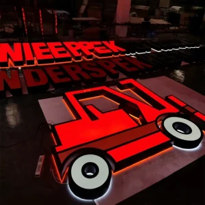 No MOQ Car Dealership Sign Letter Signage Logo Lights Advertising Letters Logo Sign