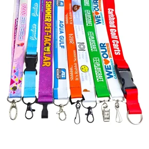 No Minimum Order Manufacturer Personalized Neck Tool Silk Screen Printing Eco Friendly Nylon Polyester Custom Lanyards