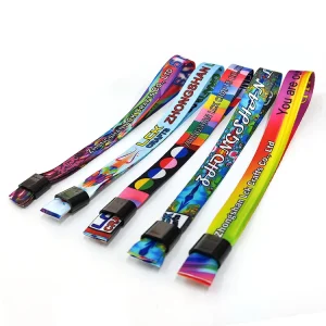No Minimum Promotional Price Sublimation Printed Bracelet Cloth Festival Wristbands with Logo Custom