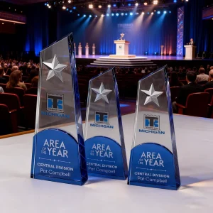 Noble Customized Crystal Trophy Star Trophy Award for Business Gift Souvenir Gift