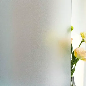 Non Adhesive Static Frosted PVC Removable Glass Window Film for Bathroom Living Room Office