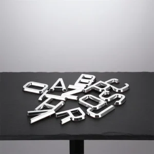 Non Illuminated Letter Laser Cut 3D Wall Logo for Business Sign Non Illuminated Metal Letter Signs for Indoor