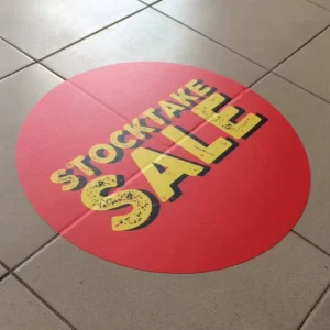 Non Slip Waterproof Floor Sticker Custom Printing Full Color Sticker for Floor Advertising