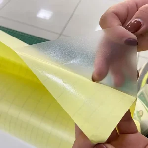 OEM Available 120g 80mic Protective Transparent PVC Clear Cold Lamination Film