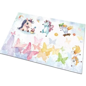 OEM Cartoon Design Home Decor Floor Mat Soft Sound Proof Round Korean Floor Mat