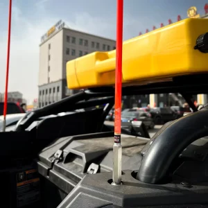 OEM Custom 10.8ft High Visibility Off Road Safety Flag Pole 3 Section Detachable Whip Flag for ATV UTV