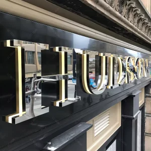 OEM Custom 3D LED Channel Letter Sign Outdoor Backlit Acrylic Signage Illuminated Metal Logo Letters for Storefront Business