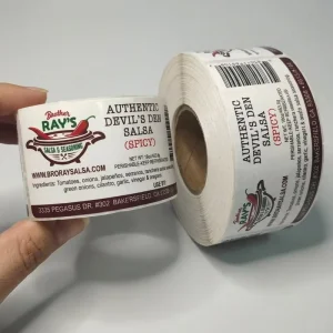 OEM Custom Logo PP Adhesive Stickers Roll Waterproof Eco friendly Vinyl Labels for Luxury Product Packaging