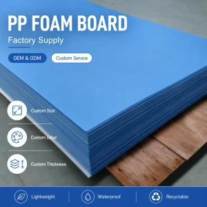 OEM Custom PP Foam Board 0.5-12mm Thickness Polypropylene Sheet Free Cutting Non-Toxic Polypropylene Foam Panel Factory Price