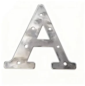 OEM Customized Stainless Steel Hardware Letter Carving Perforated Sheet Metal Stamping Laser Cutting Custom Fabrication