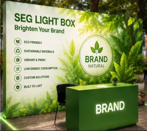 OEM LED Fabric Light Box with Custom Graphic Printing